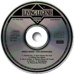 CD album - Label