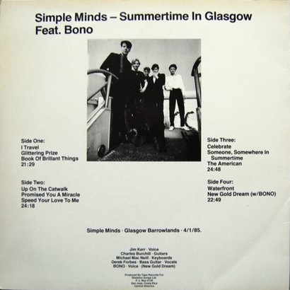 2 x LP (33 tours) (Green label) - Jaquette arrière