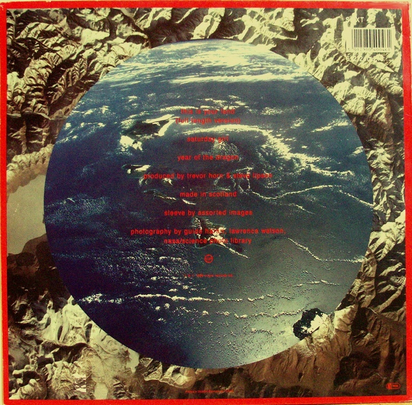 12" single (maxi 45 tours) - Jaquette arrière